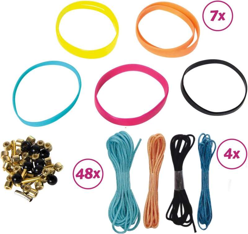 LENA Wrappy Bands Creative Set, Create Your Own Bracelet