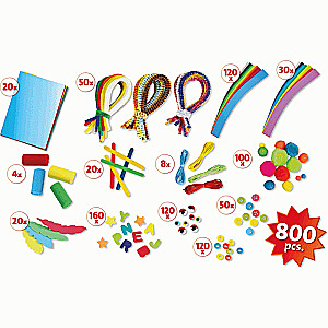LENA Jumbo Creativity Set, 800 pieces