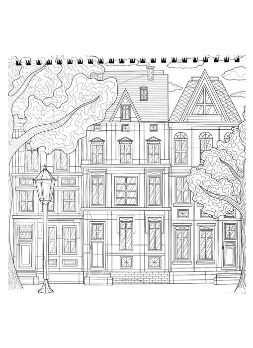 Coloring Book Anti-Stress for Working with Markers. Bright Impressions!