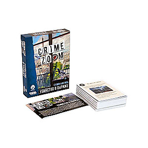 Board Game - Crime Zoom. Murder in Paris