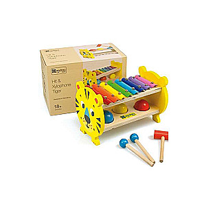 Toy ANDREU Xylophone and Hammer Tiger