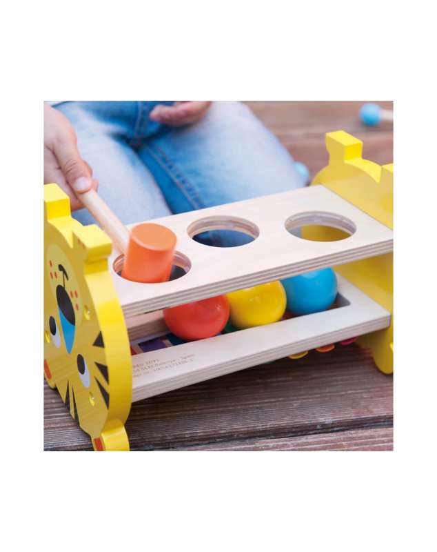 Toy ANDREU Xylophone and Hammer Tiger
