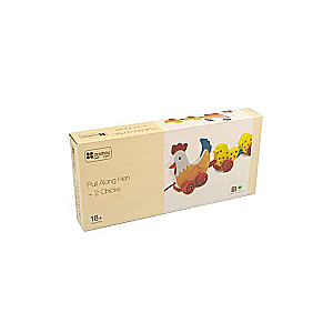 Push Toy ANDREU - Chicken with Two Chicks