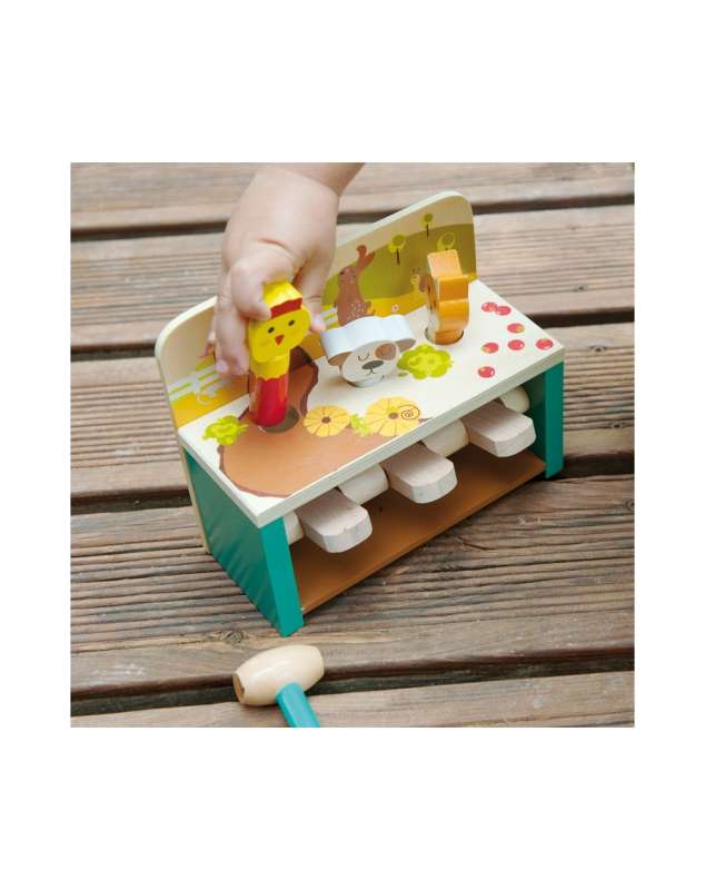 Wooden toy ANDREU - Jumping animals