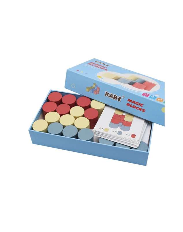 Developing game 3D ANDREU - Wooden cylinders