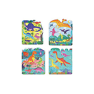 ANDREU Puzzle - World of Dinosaurs 4 in 1