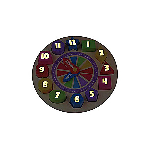 ANDREU Puzzle Clock, Glowing in the Dark