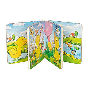 Educational game GOKI wooden book Little Duck
