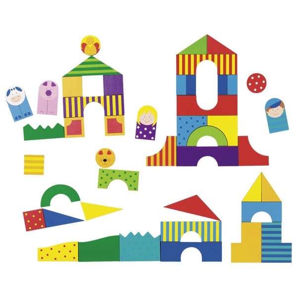 GOKI Wooden Puzzle Country Game