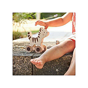 Pull Toy GOKI Kitten with Butterfly