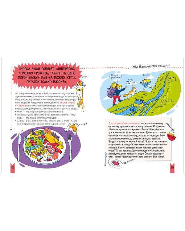 How is a person arranged? A children's science book