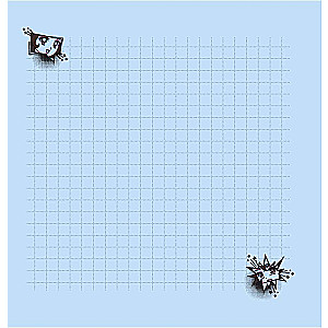 Anime Style Notebook Blue, 32 Sheets