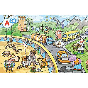 Educational Wimmelbook. From A to Z