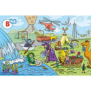 Educational Wimmelbook. From A to Z