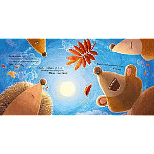 Hedgehog and Maple Leaf