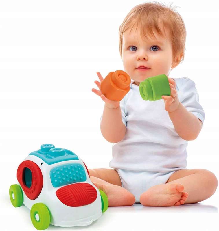 Winding Toy/Sorter CLEMENTONI Soft Clemmy Car