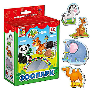 Magnetic game - My Little World Zoo 15 pcs.