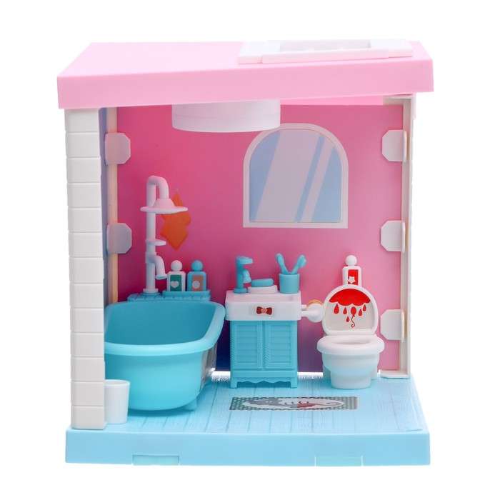 Toy Doll Furniture with Light, with Accessories