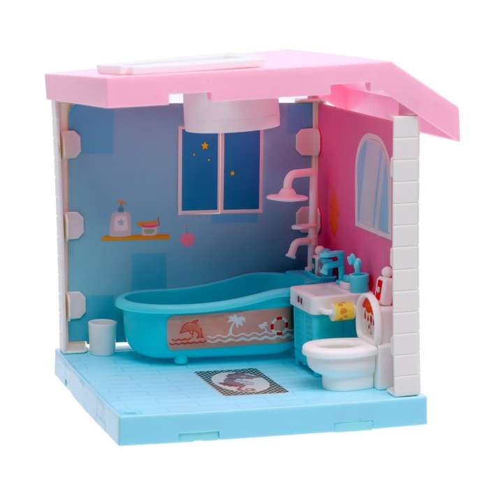 Toy Doll Furniture with Light, with Accessories