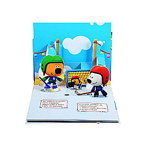 PANORAMIC BOOKS 4 spreads. Mi-Mi-Mishki. THE BEST HOLIDAY