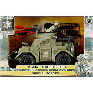 Military Vehicle Toy with Accessories 27x18x12cm