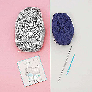 Amigurumi: Soft Toy Baby Elephant Mo, Knitting Set, 10 × 4 × 14 cm