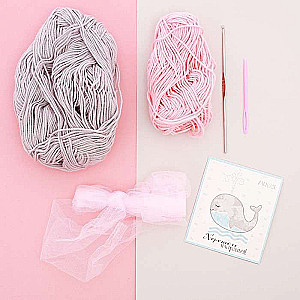Amigurumi: Soft Toy Sunny the Dog, Knitting Kit, 10 × 4 × 14 cm