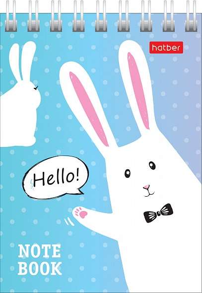 Notebook 40 sheets A7 - Funny Bunnies