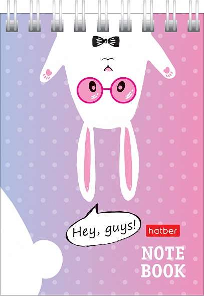 Notebook 40 sheets A7 - Funny Bunnies