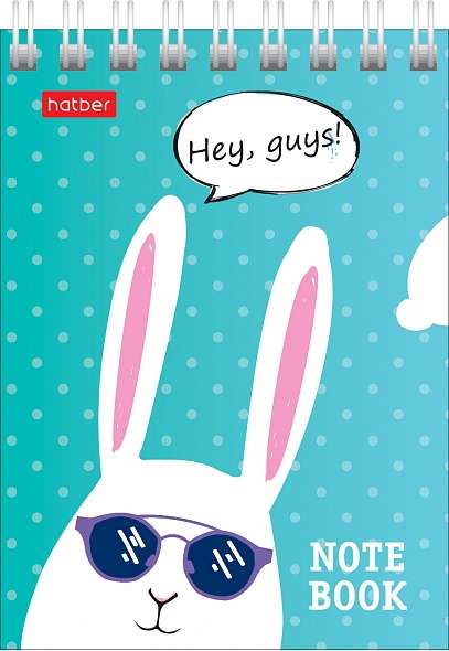 Notebook 40 sheets A7 - Funny Bunnies