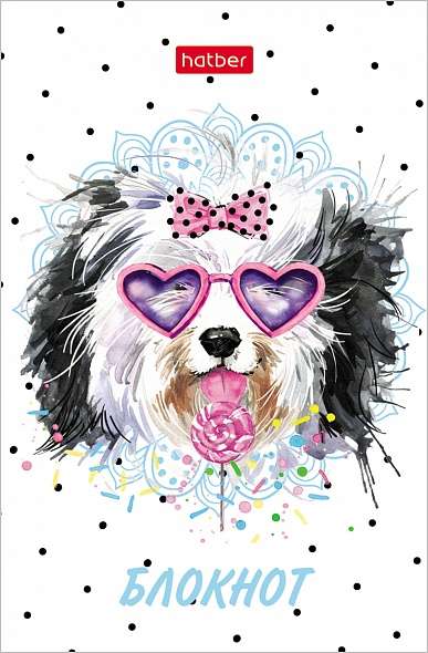 Notepad 48 sheets A7 - Fashionable Faces