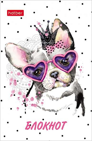 Notepad 48 sheets A7 - Fashionable Faces
