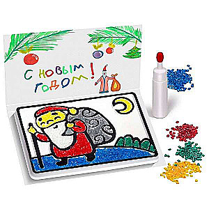 Creative Set - Pour on Glue. Santa Claus