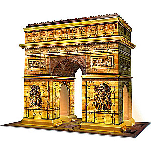 3D puzzle Arc de Triomphe with backlight