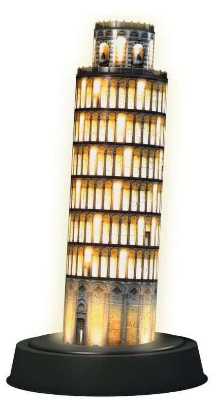 3D puzzle Leaning Tower of Pisa with backlight