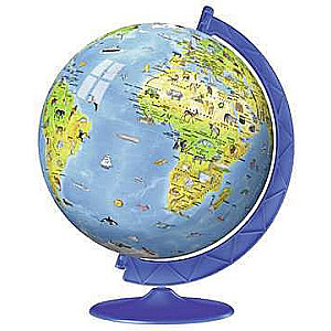 3D Puzzle Globe, 180 pcs.