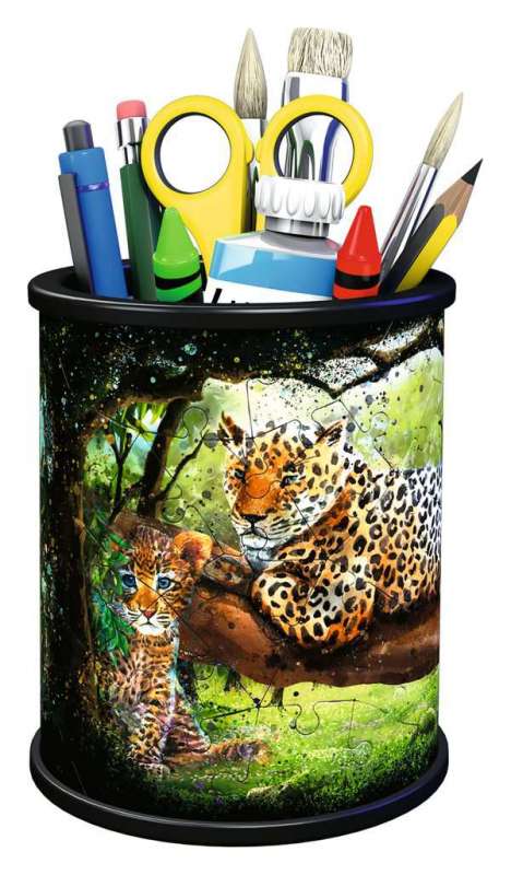 3D Puzzle Pencil Holder Big Cats