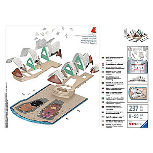 3D Puzzle Sydney Opera, 237 pcs