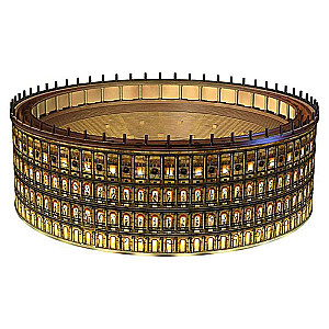 3D Puzzle Coloseum at Night, with backlight