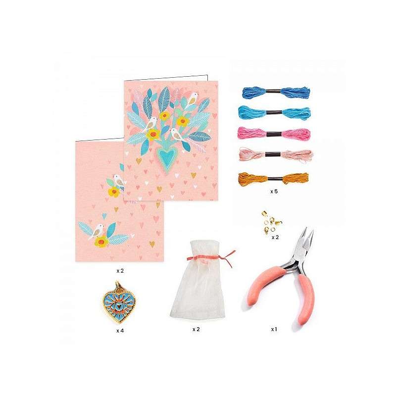 Craft Kit Friendship Bracelets - Friendship and Hearts