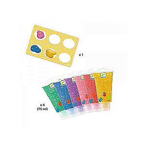 Finger Paints - 6 Colors - Shiny
