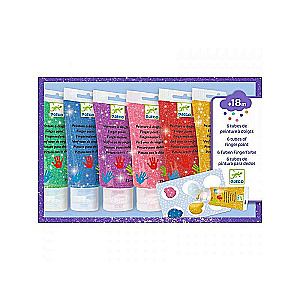Finger Paints - 6 Colors - Shiny