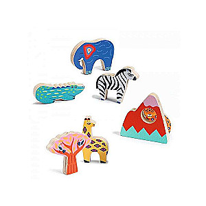 Wooden Puzzle - Savannah Story