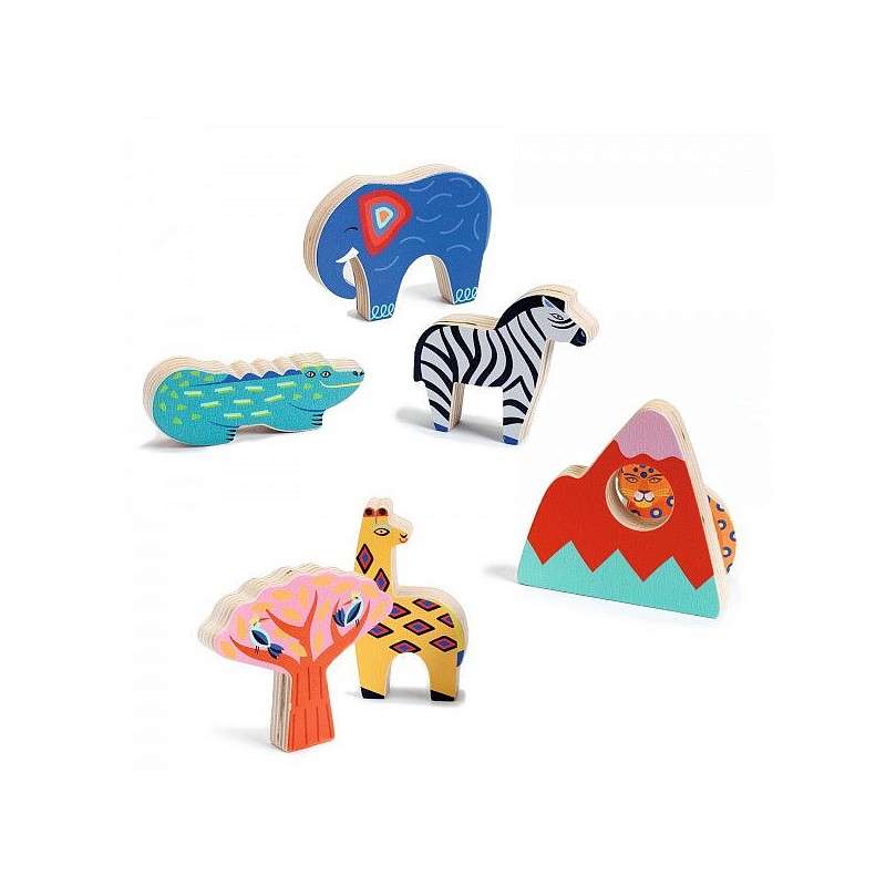 Wooden Puzzle - Savannah Story
