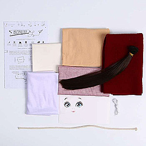 Interior Doll Ketti, sewing kit, 15.6 × 22.4 × 5.2 cm