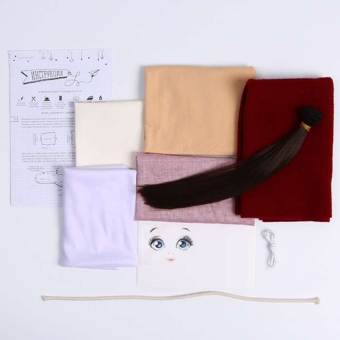 Interior Doll Ketti, sewing kit, 15.6 × 22.4 × 5.2 cm