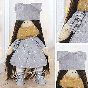 Interior Doll Sofia, Sewing Kit, 15.6 × 22.4 × 5.2 cm