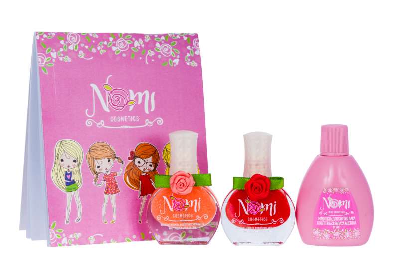 Kids Cosmetics Set NOMI No.17 - 3 items Nail Polish No.05