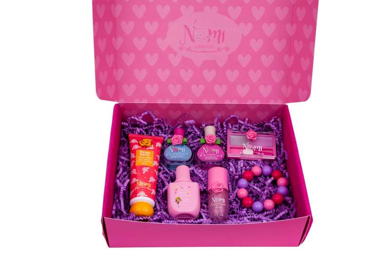 Children's Cosmetic Set NOMI Beauty box No. 3 - 7 items