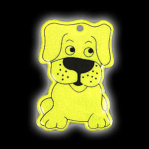 Reflective element dog 6*3.5 cm chain MIX